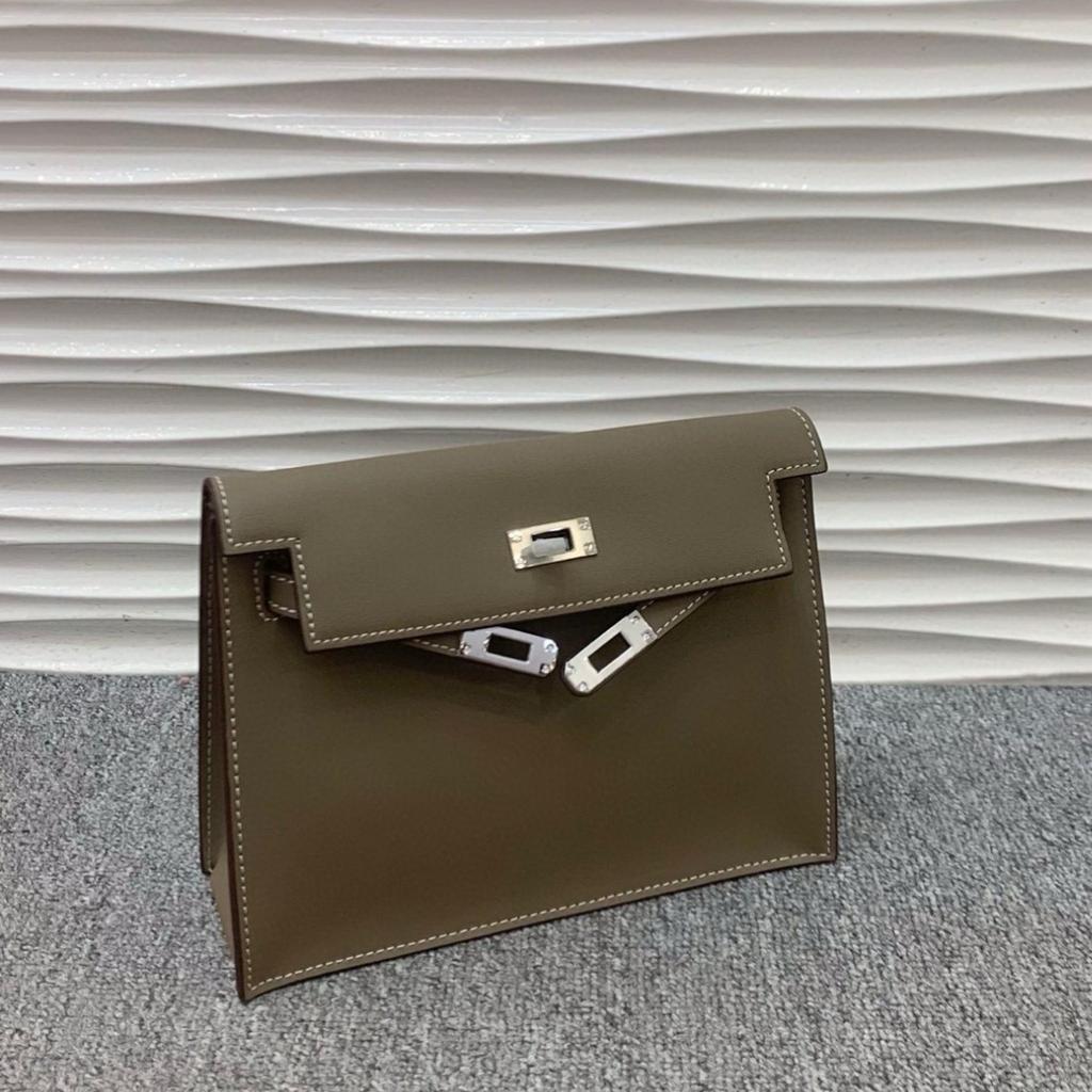 2025 New Style Danse Dance Bag Swift Genuine Leather Double Shoulder Bag Small Square Bag Single Shoulder Diagonal Bag Casual Bag