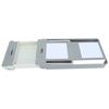 Under Desk Drawer Office School Kitchen Under Desk Storage Box for Pens Keys Makeup Sundries StorageWhite Gray