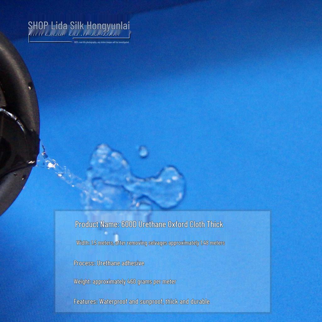 Pânză Oxford 600D Impermeabilă, Acril Imitat, Pânză Cort Baldachin cu Dungi pentru Protecție Solară