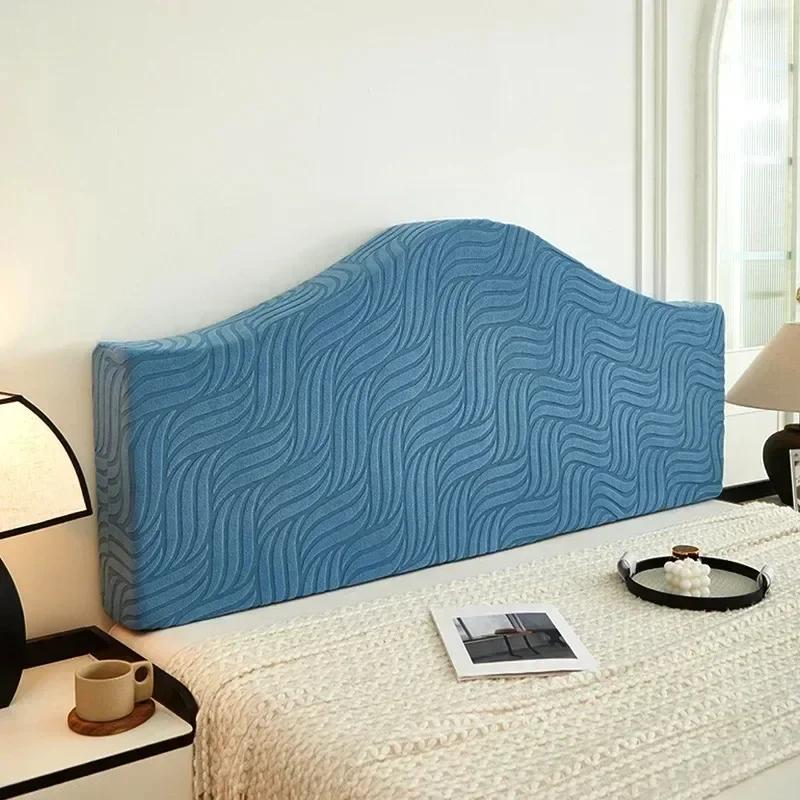 120/150/180/200/220cm Full-inclusive Bedhead Cover Solid Color Bedside Backrest Protection Headboard Dust Cover Bedroom Decor