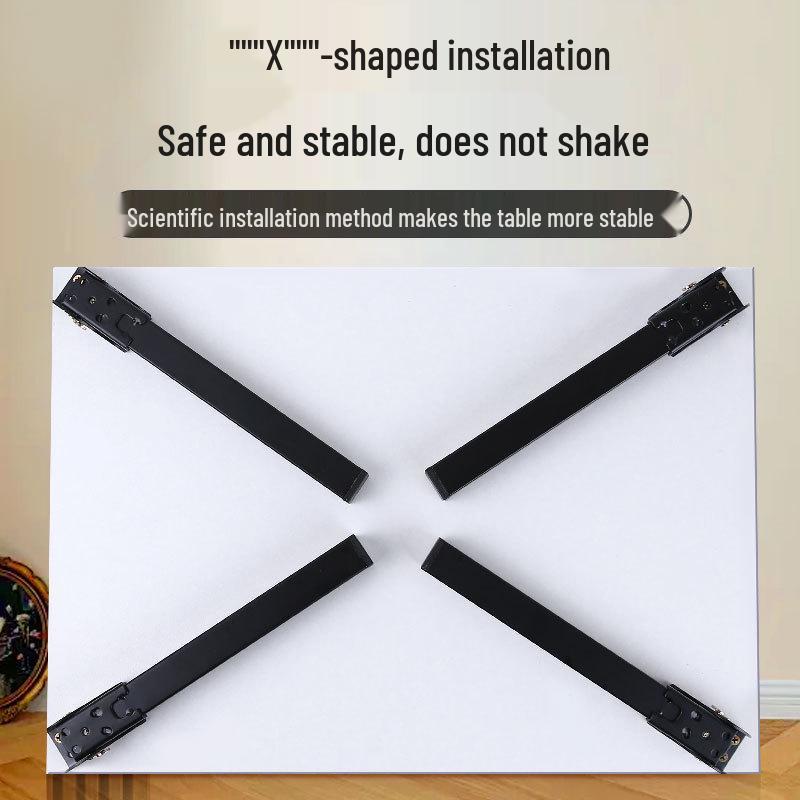 90° Foldable Metal Table Legs for Camping & Desks