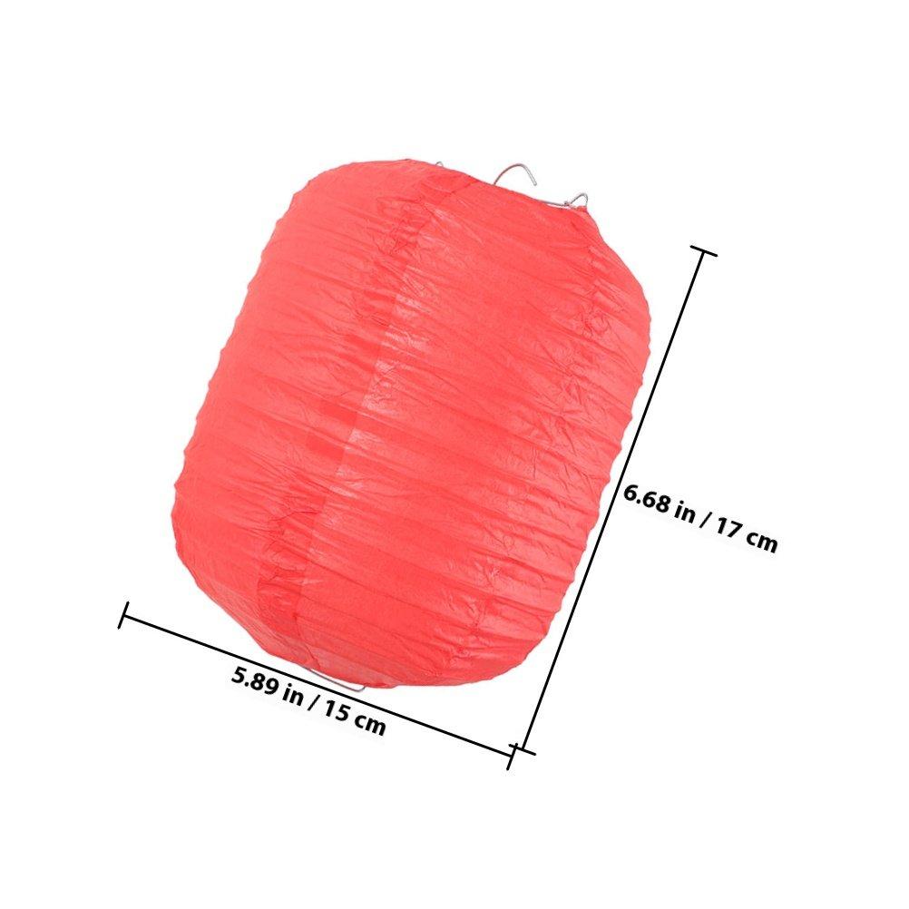 2Pcs Paper Lantern Folding Decorative Hanging Lanterns Party Festival Wedding White Paper Lanterns for Home Party Decoration красный