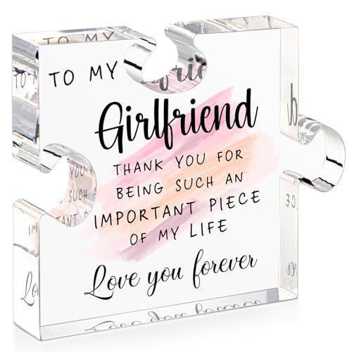 1pc Acrylic Puzzle Mother's Day Gift Transparent Decoration Home Office Desktop Decoration