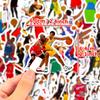 50 Nba - Classic Action Stickers Nba Basketball Star Collection, Motorcycle Car Cover