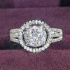 Shiny Zircon Ring Woman, Elegant Atmosphere Heavy Industry Fashion Accessories, Engagement Dinner Jewelry