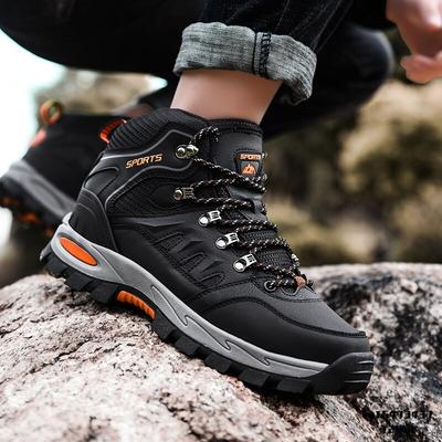 Men Women Hiking Shoes Winter High Top Outdoor Walking Jogging Shoes Trekking Sneakers Mountain Boots Waterproof Climbing Boots