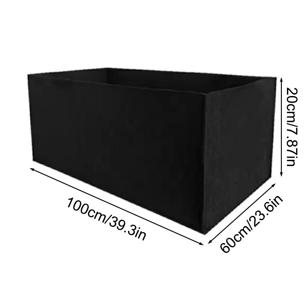 Garden Square Felt Growing Bucket Plant Growth Bag Multi-Functional Vegetable Plant Non-Woven Felt Growing Bag