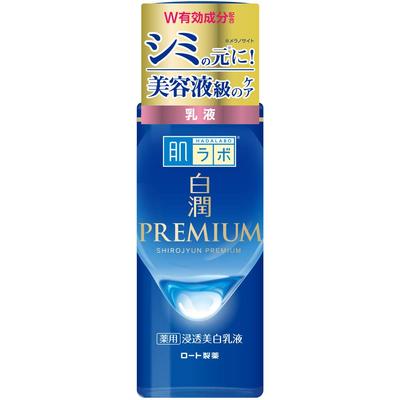 Hada Labo Shirojun Premium Medicated Penetrating Whitening Emulsion 140ml [Quasi-drug] (x 1)