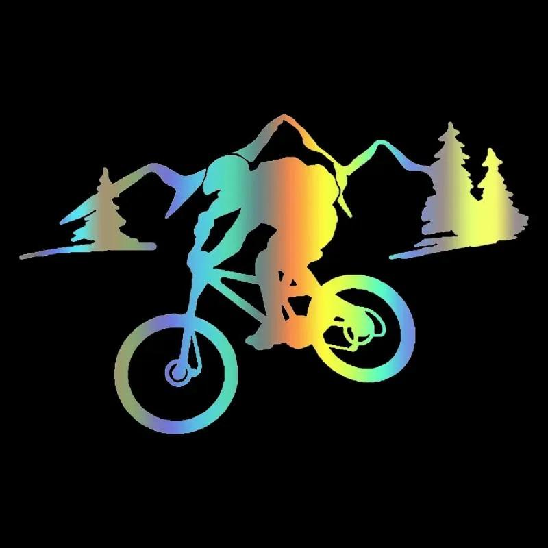 LYKX Mountainbike Rijden Bergweg Auto Stickers Styling Auto Stickers Auto Decals Auto Onderdelen Waterdicht Zonwerend