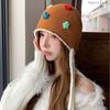 Ear Protection Beanie Cap for Women Windproof Pullover Caps  for Walking Travel Shopping