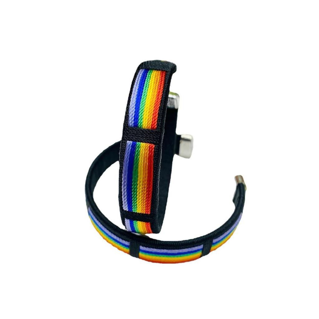 Rainbow Love Thread Bracelet - Woven Friendship Gift for Couples