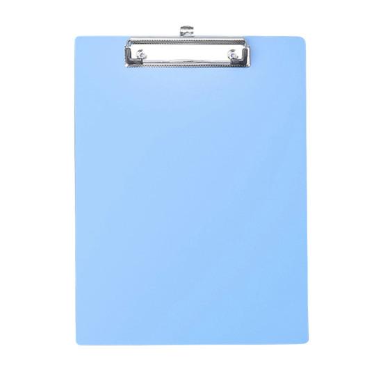 Office Clipboard A4 Letter Size Plastic Clipboard, Hard Board with Low Profile Stable Writing Surface Clip, Lightweight Solid Color for School