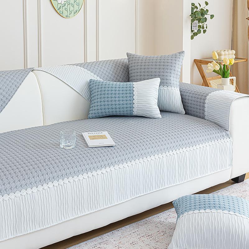 Neue Sommer Eis Seide Matte Sofakissen Rutschfest Sommer Sommer Kühlkissen Kühles Sitzkissen Sofabezug