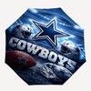 1pc Dallas Cowboys Umbrella, Sun Protection, And UV Shielding. It Has Eight Sturdy Ribs for Outdoor Use And Perfect As a Holiday Gift