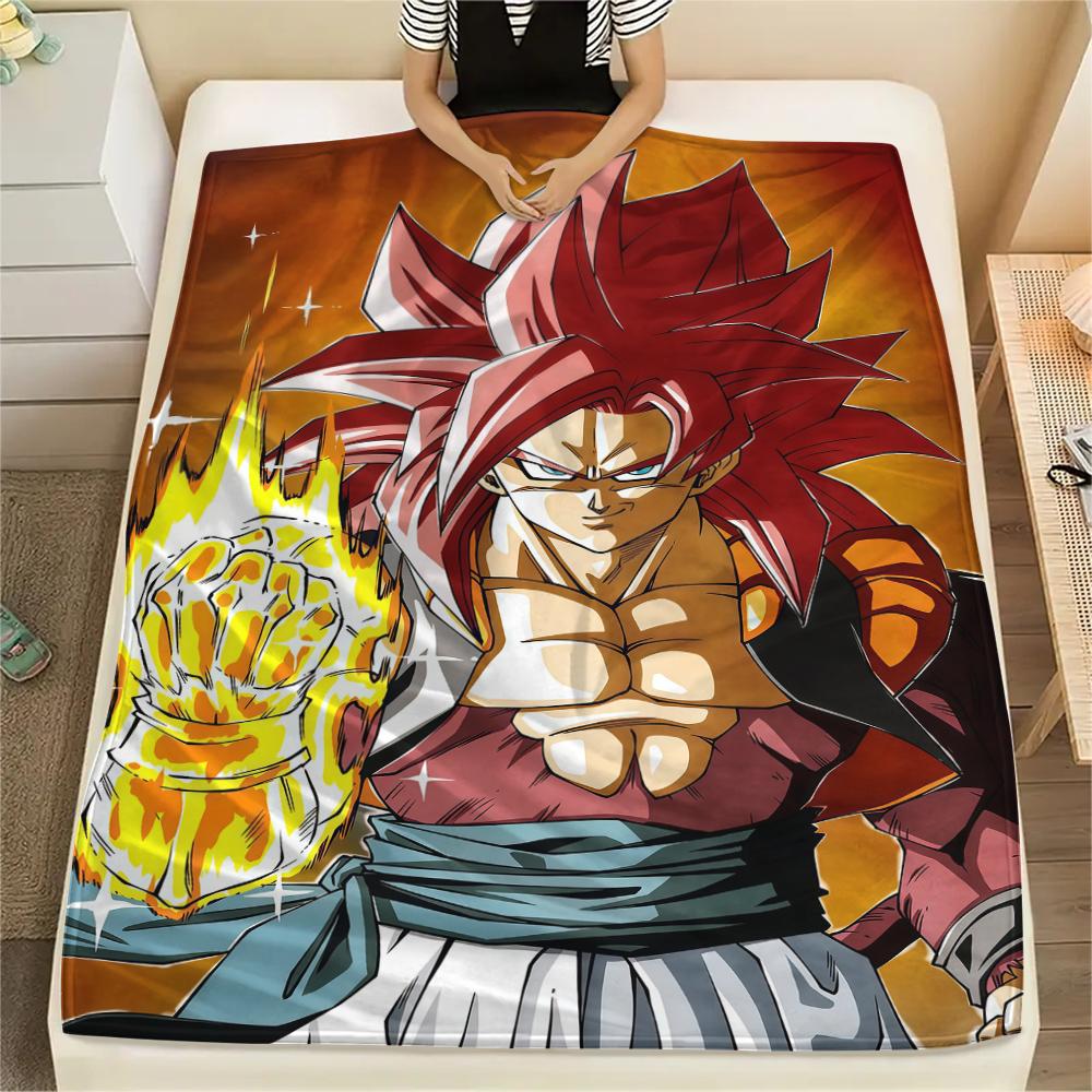 

Dragon Ball Super Print Flannel Blanket, Soft Warm for Bedrooms Sofas Beds, Perfect for Travel Picnic Chair -HE9 75x90cm
