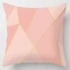 Fashionable Luxury Home Decoration Geometric Lines Abstract Style Ginkgo Leaf Print Pillow Cover Office Chair Cushion Cover
