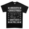 Mens Shitter's Full Christmas Vacation T-Shirt, Funny Ugly Sweater Tee