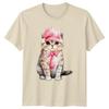 Feline Business Casual Unisexs TShirt Cat Lover Pets Birthday Gift For Her