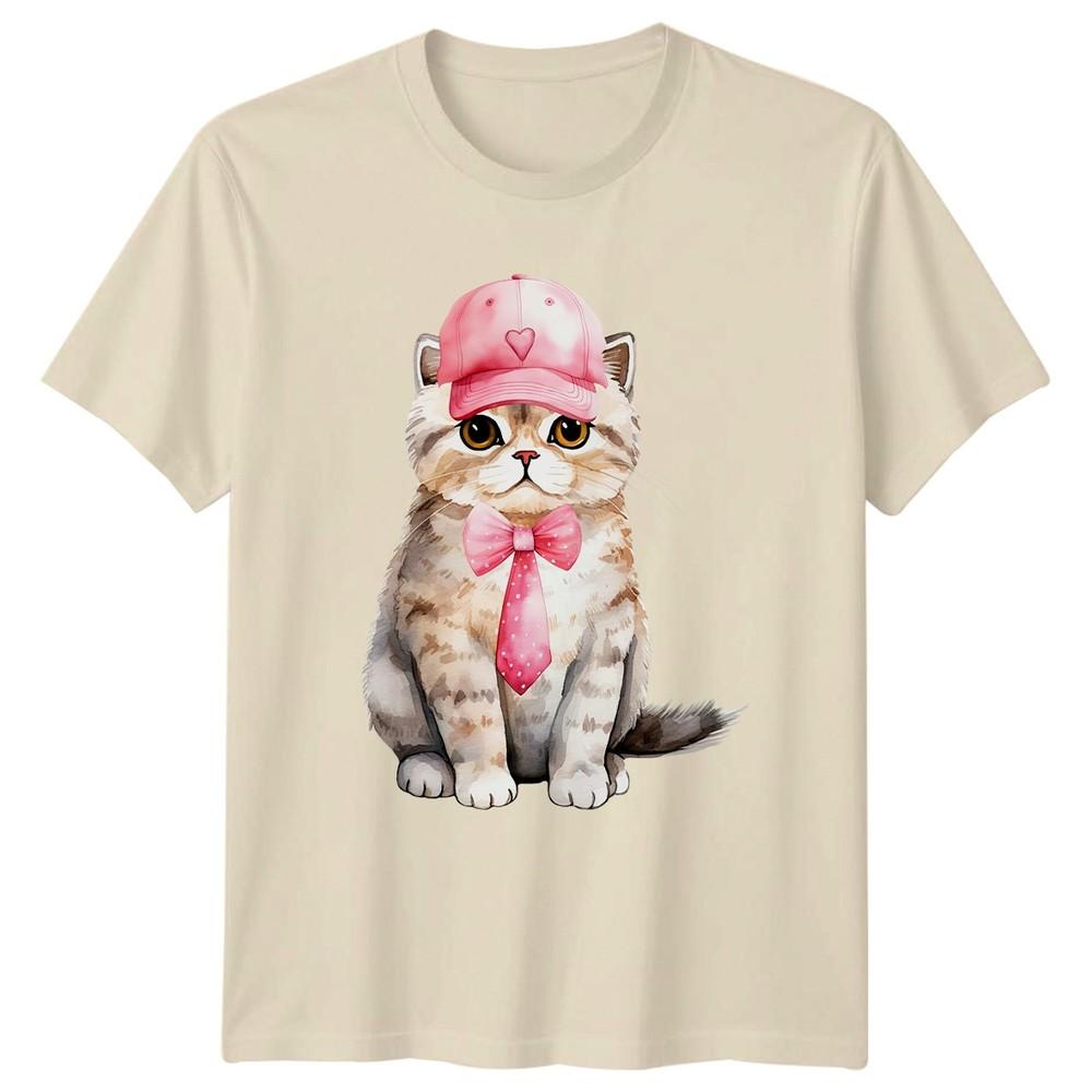 Feline Business Casual Unisexs TShirt Cat Lover Pets Birthday Gift For Her