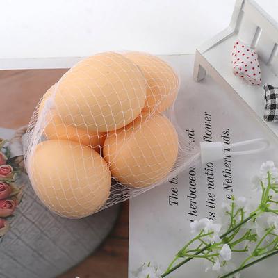 1/3/5Pcs Simulated Egg Stress Ball with Mesh Bag Slow Rebound Egg Squeeze Fidget Toy Anxiety Relief Soft Stress Ball Pinch Sensory Toy