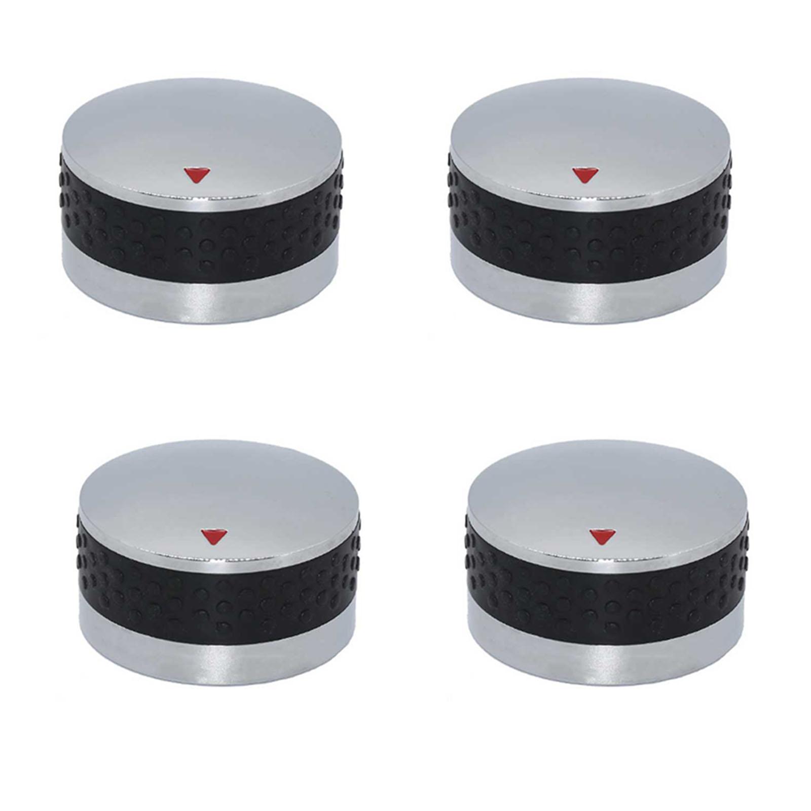 4PCS Gas Grill Control Knobs Replacement Non-slip Silicone Ring Rotary Switches Fit BBQ Gas Grill For Oven Stove Round Accessory