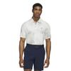 Adidas Golf Adizero Cool Touch Short Sleeve Shirt, Men's Putty, Beige/White