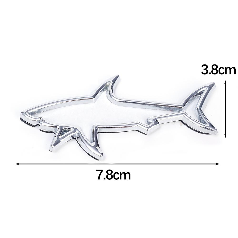 Accesorii Auto - Autocolant Auto Metalic 3D Gol Pește Rechin Emblemă Insignă Decalcomanii Motocicletă Bicicletă Decalcomanii Laptop Accesorii Modificare Stilizare Auto