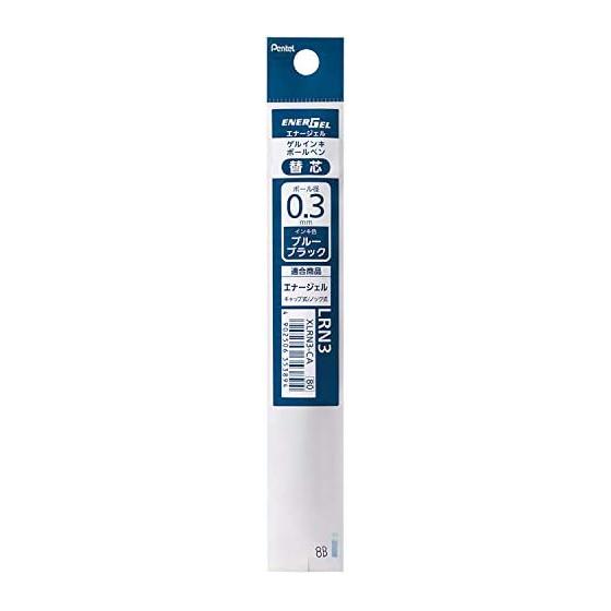 Стержень для шариковой ручки Pentel XLRN3-CA Energel 0,3 мм Сине-черный 10 штук