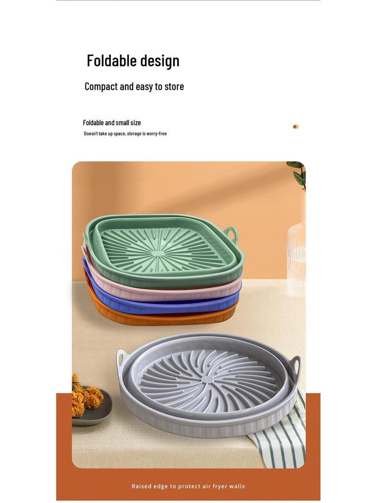 Silikonowa Forma do Pieczenia i Mata do Frytkownicy Powietrznej - Silikon Spożywczy