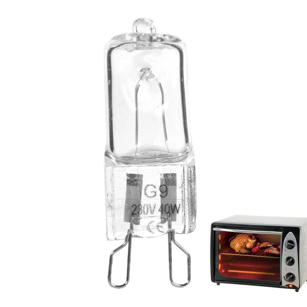 40W G9 Backofenlampe Hochtemperaturresistent 110V/220V 350LM Halogenlampen für Kühlschränke 2000H Lange Lebensdauer Mikrowellenlampe