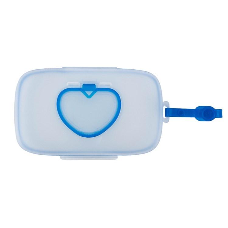 

Wipe Dispenser Container Baby Wet Wipe Holder Face Mask Box Blue