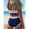 Women's Polka Dot Bikini Swimsuit Set