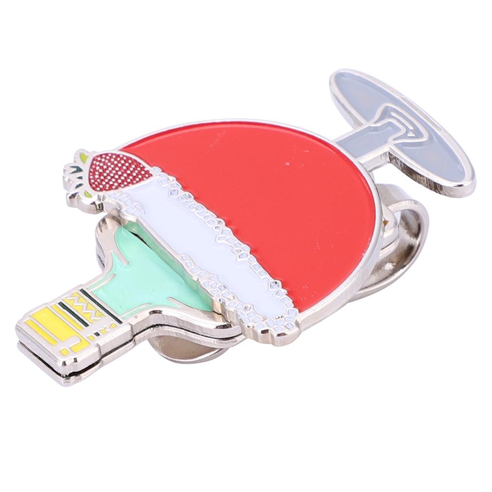 Hållbar Golfkeps-klämma i Rostfritt Stål med Avtagbar Magnetisk Bollmarkör