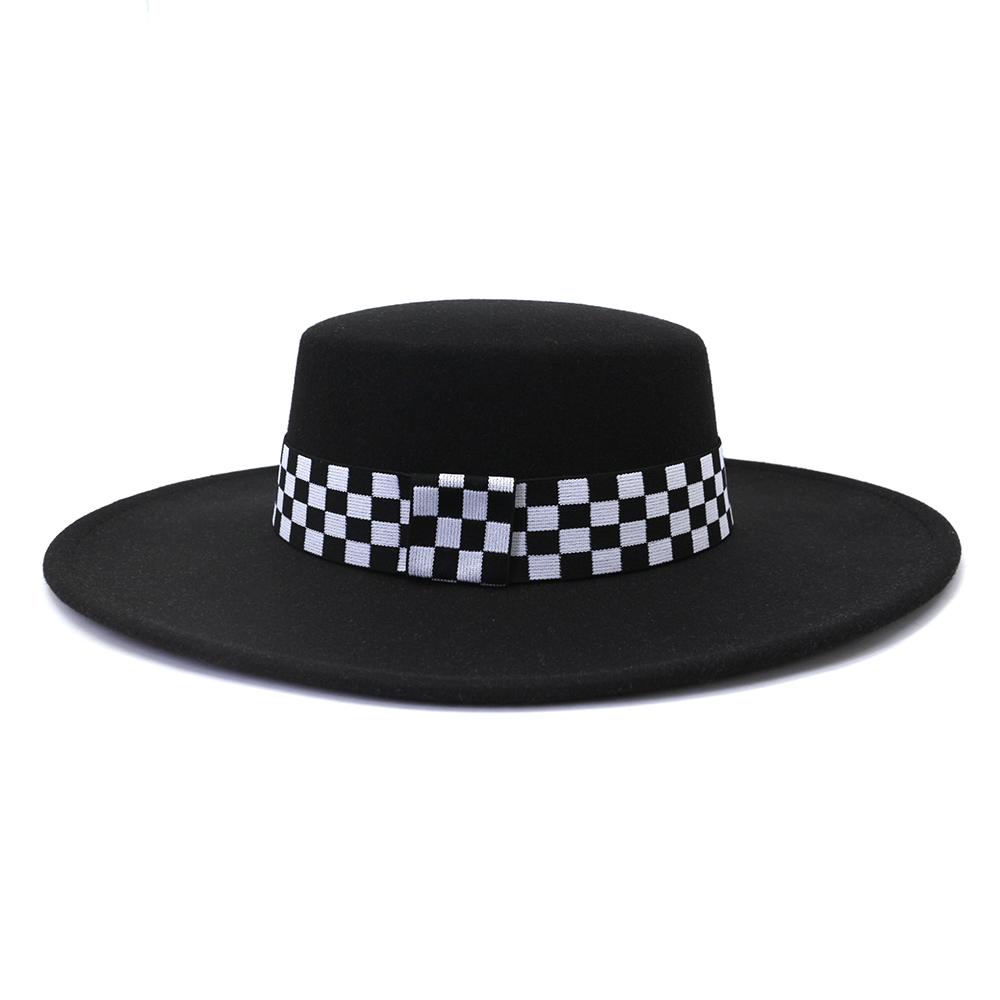 

Федора во французском стиле для женщин, с полями 10 см, вечернее платье, кепка для мужчин, шляпы для церковного джаза, Chapeau Femme 56-58cm