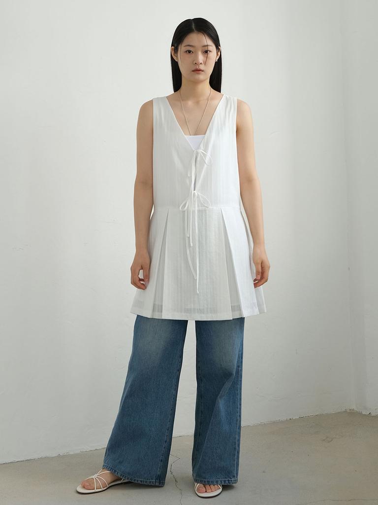 Bemon Mini Two-Way Low-Rise Dress_White