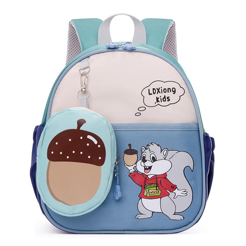 

Школьные ранцыНовый детский маленький маленький класс милый мультяшный трендовый рюкзак 2-4 года детский рюкзак светло-синий