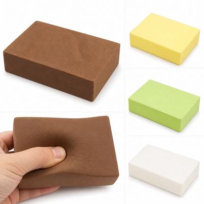 Wet and Soft Square Bread Squeeze Toy Slow Recovery Slow Rebound Toy New Sticky Bread Toy