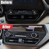 For Toyota Highlander XU70 2020-2024 2024 Hybrid Stainless Car Air Conditioning Knob Climate Control Switch Speed Button Cover