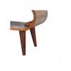 Chaise en bois - MUVOE - Frank - Rembourrée - Design scandinave - 1 place - Beige/Noir