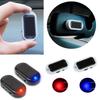 Solar Powered Car Fake Security Light Simulated Dummy Alarm Wireless Warning Anti-Theft Caution Lamp LED Flashing Imitation