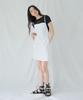 Paul And Alice Backless Strap Mini Dress / White