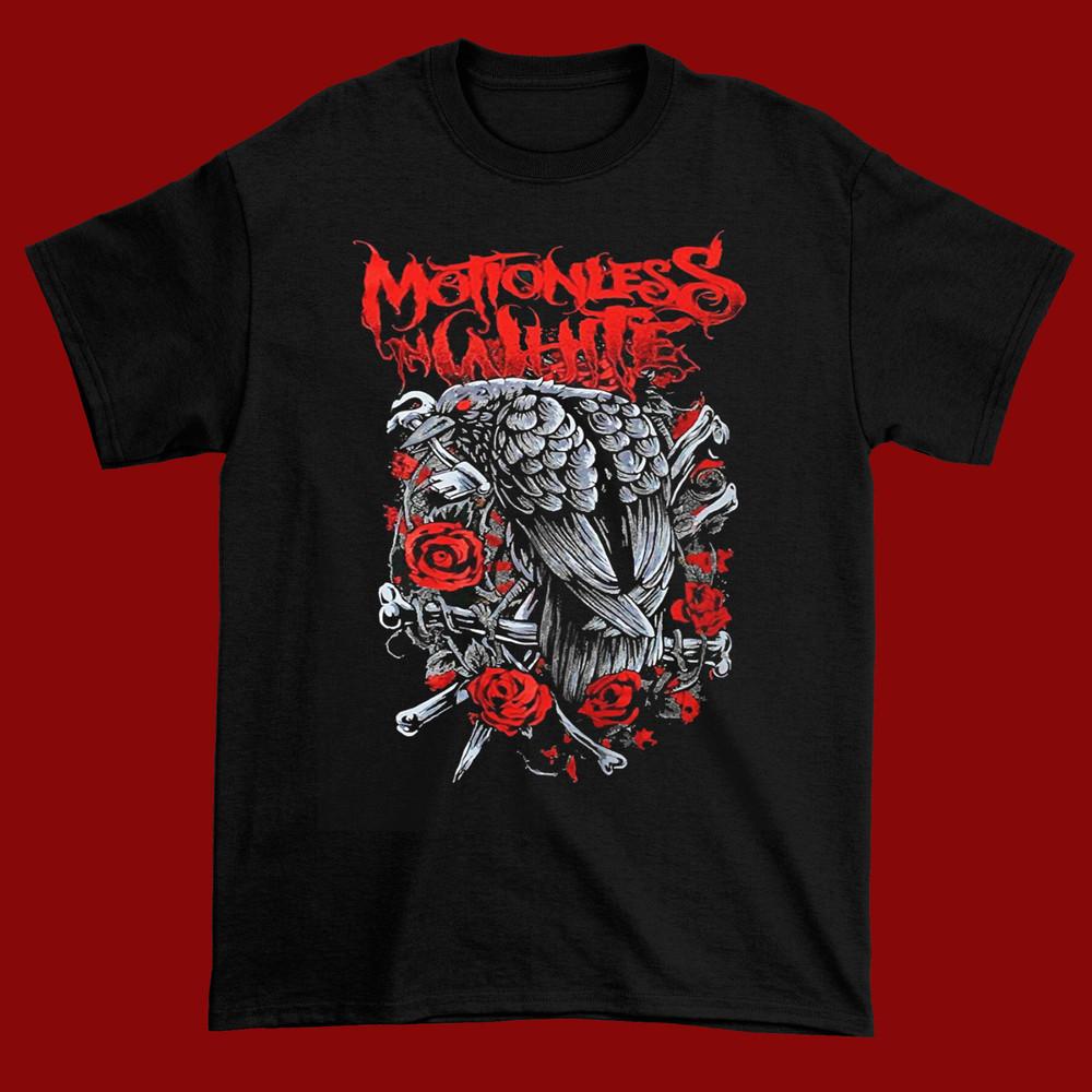 Birds Rose Motionless Motionless in White Shirts Men Black S234XL Unisex T-Shirt