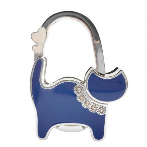 Durable Handbag Hanger Cats Shaped Bag Hanger Folding Non-slip Saving Space Table Purse Rack