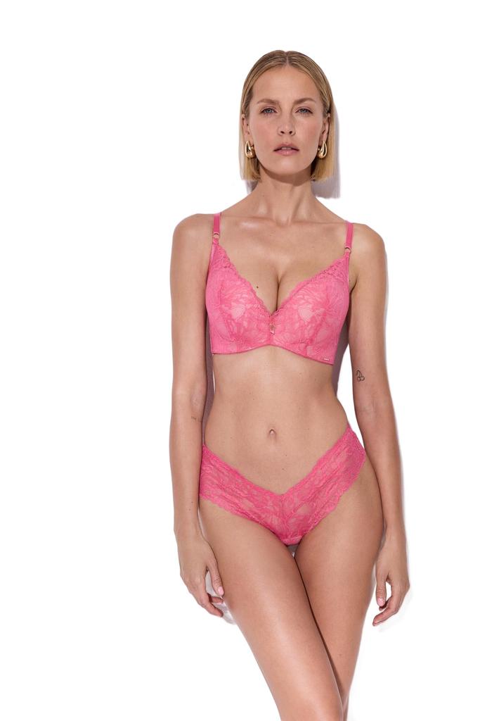 Majtki Koronkowe Sensualne Stringi Coachella soczysty róż Alles
