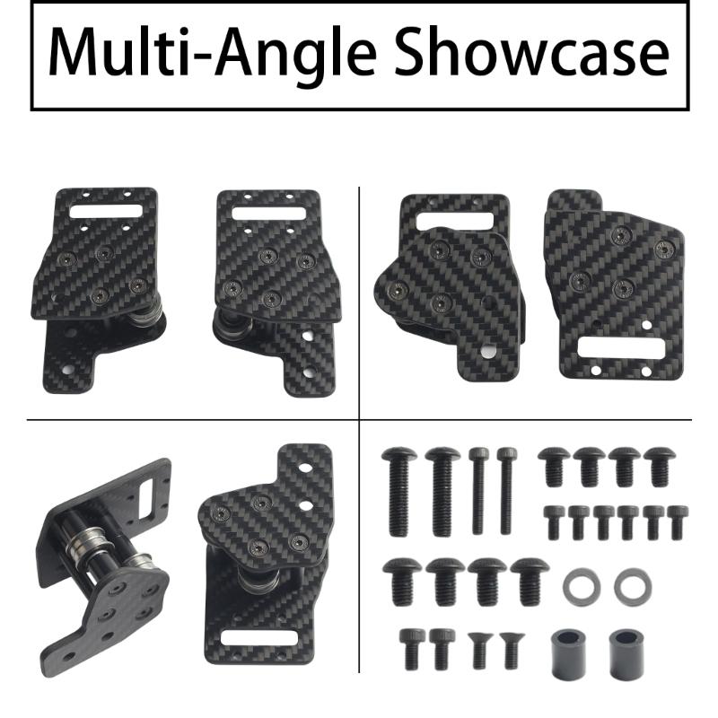 Machined Carbon Fiber XY Joint Connection Set for V2.4 Improve 3D Printers Functionality Light Weight