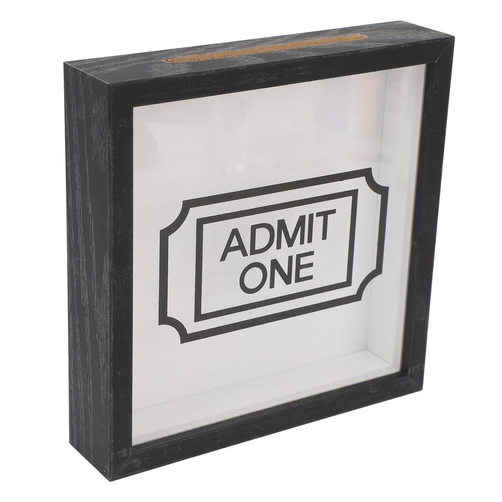 Boîte Archive Aventure 29 X 29cm Cadre Noir Boîte Ombre Voyage Porte-Billets Boîte Cadre Mémoire Voyage