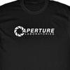T-Shirt Aperture Laboratories half portal life videogiochi