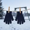 1 Paar Dehnbare Baby-Strickhandschuhe Bequemes Strickgewebe Weiche Thermische Winter-Handbekleidung Für Kinder 4+8T