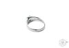 Bebello [Bs-379] 925 Silver Black Cubic Pinky Ring