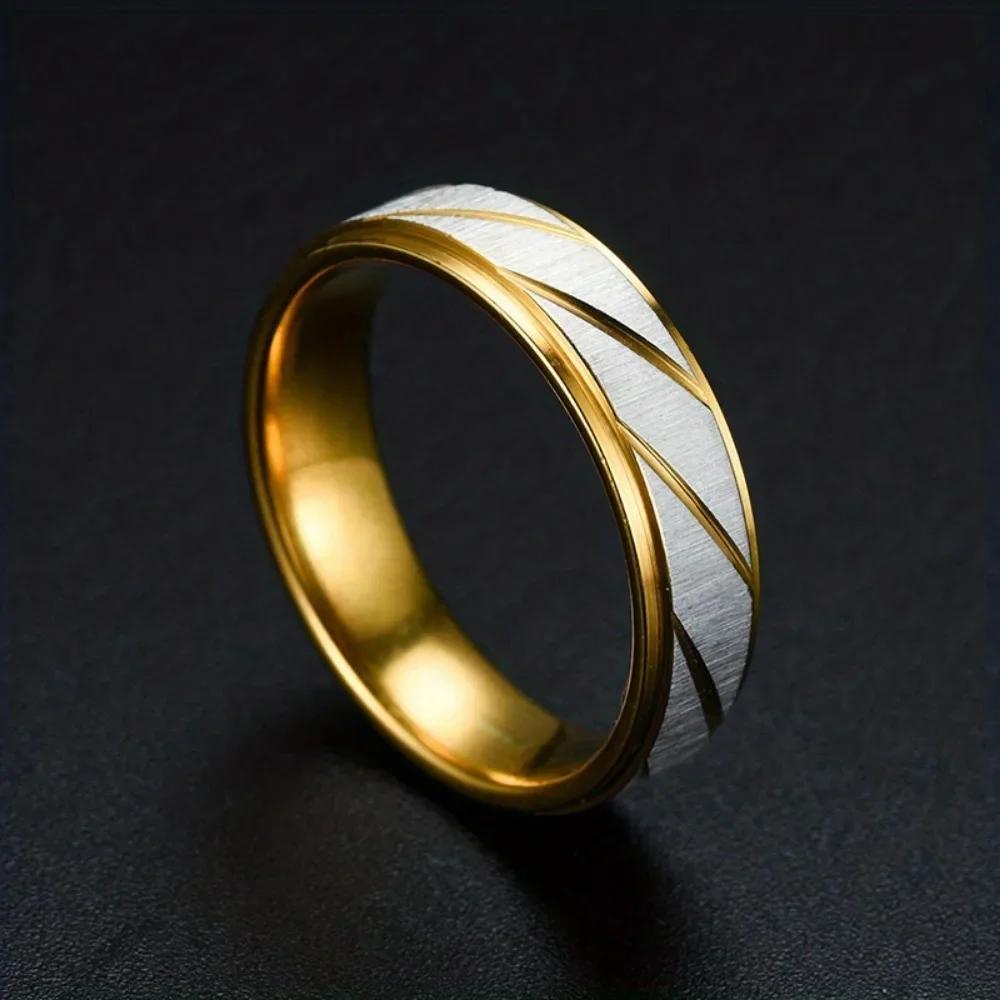 

Stainless Steel Twilled Wedding Band Ring for Men, Matching Couple Engagement Rings, Perfect Anniversary & Party Gift 11